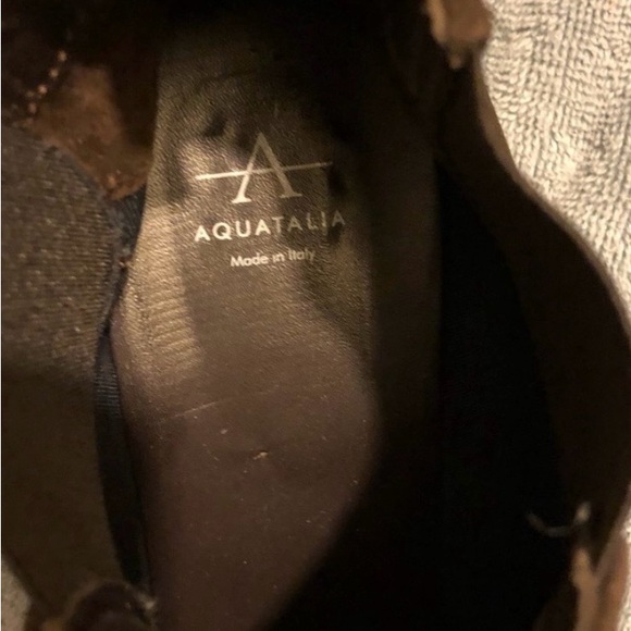 Aquatalia Brown Suede Chelsea Ankle Boots | Italy | Size 9 - Picture 2 of 6
